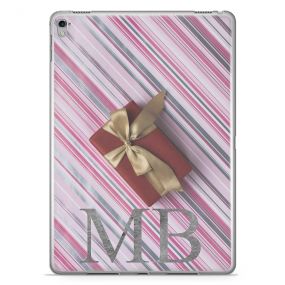 Christmas Present on Candy Stripped Background tablet case available for all major manufacturers including Apple, Samsung & Sony