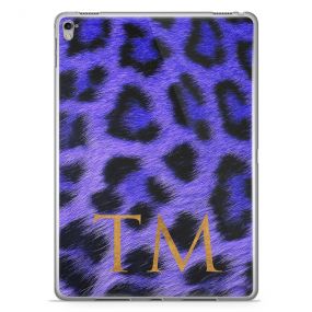 Cheetah Print - Sapphire Blue tablet case available for all major manufacturers including Apple, Samsung & Sony