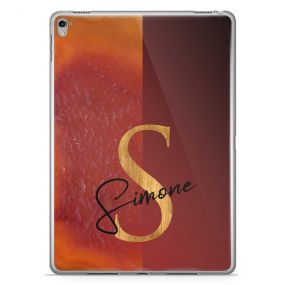 Half Orange Gold Agate Half Deep Red tablet case available for all major manufacturers including Apple, Samsung & Sony