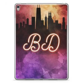 Neon City Skyline tablet case available for all major manufacturers including Apple, Samsung & Sony