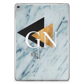 Blue Marble With Geometric Designs tablet case available for all major manufacturers including Apple, Samsung & Sony