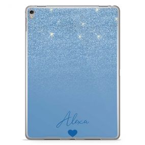 Blue Glitter Effect tablet case available for all major manufacturers including Apple, Samsung & Sony
