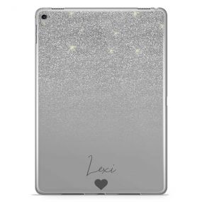 Silver Glitter Effect tablet case available for all major manufacturers including Apple, Samsung & Sony