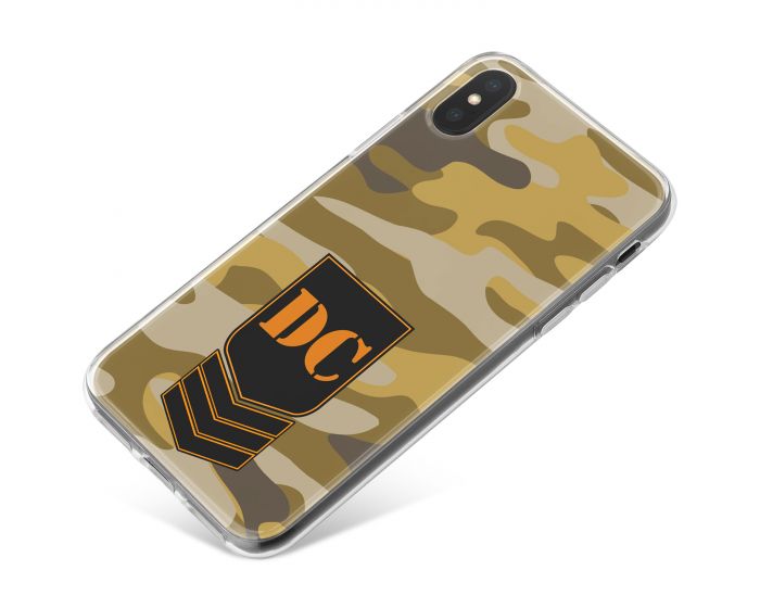 Dark Desert Camo phone case available for all major manufacturers including Apple, Samsung & Sony
