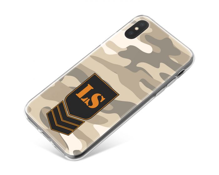 Light Grey Desert Camo phone case available for all major manufacturers including Apple, Samsung & Sony