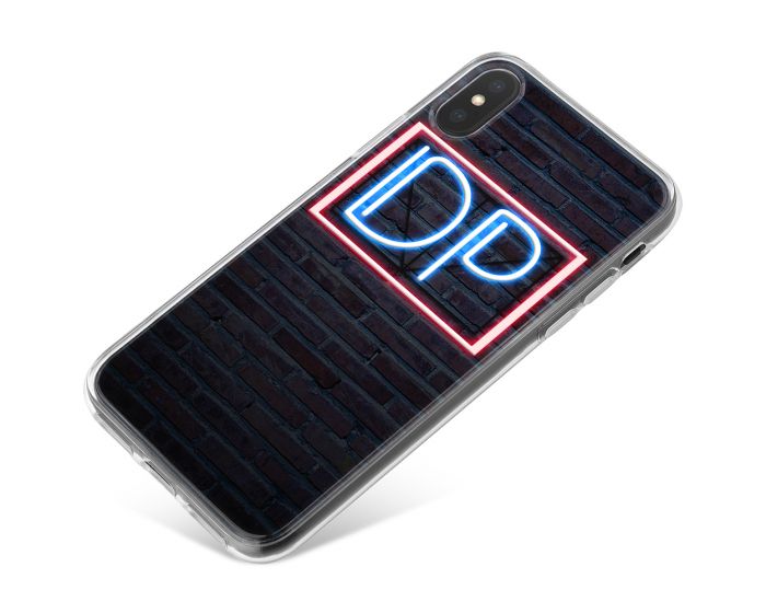 Red & Blue Neon Sign phone case available for all major manufacturers including Apple, Samsung & Sony