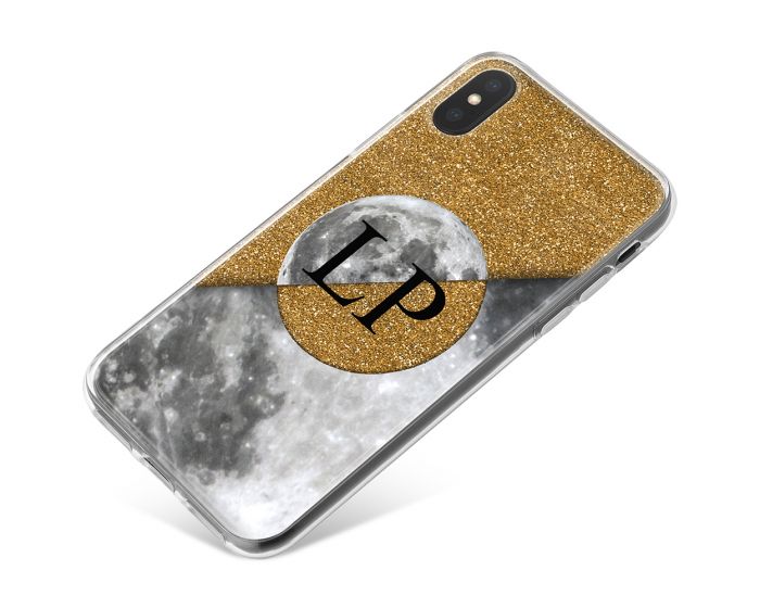 Golden Moon Split In Half phone case available for all major manufacturers including Apple, Samsung & Sony